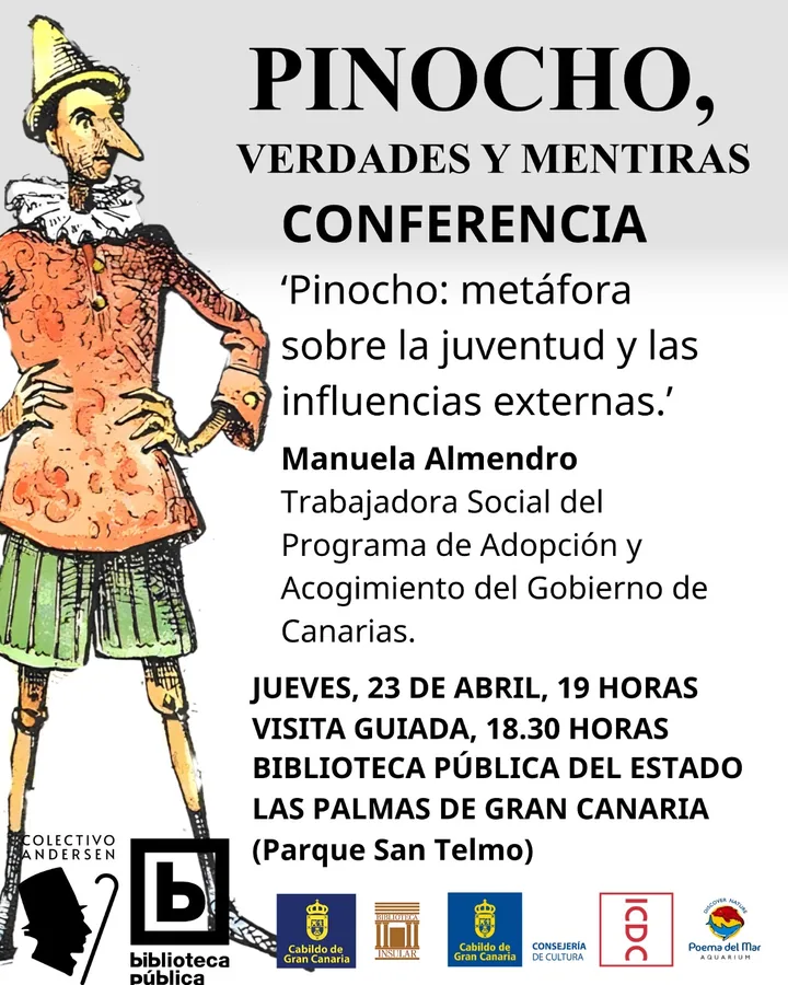 Cartel de la conferencia del 23 de abril